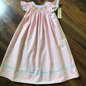 NWT Ice Cream Cones!!! Smocked, Embroidered Dress